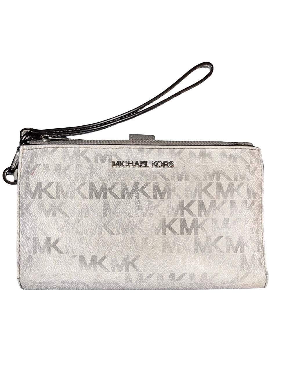 Michael Kors Jet Set Logo Double Zip Wristlet